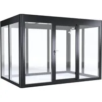 SunElements SunGarden Gartenhaus Infinity 3.2 - anthrazit-metallic - Garten-Zubehör mit großzügigem Platzangebot und modernem Design, ideal für Ihre Gartengeräte und Freizeitaktivitäten.
