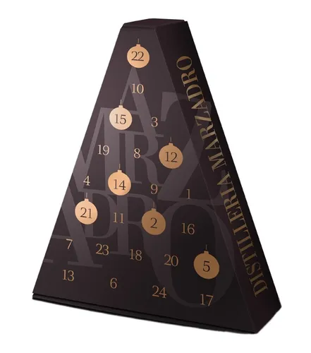 Marzadro Adventskalender - Adventskalender mit erlesenen Likör-, Grappa- und Gin-Spezialitäten der Distilleria Marzadro – das perfekte Geschenk für Feinschmecker!