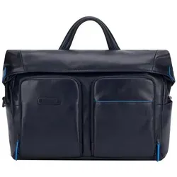 Piquadro Blue Square Revamp Fahrradtasche 40 cm – Blau - Stylische Fahrradtasche mit 40 cm, ideal für unterwegs. Robustes Material und durchdachte Fächer für optimalen Stauraum.