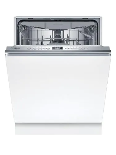 BOSCH SMV4HVX14E Serie 4 Geschirrspüler - Vollintegrierbarer Geschirrspüler mit Home Connect-App, VarioFlex-Körben für flexibles Beladen und Silence Programm für besonders leisen Betrieb.