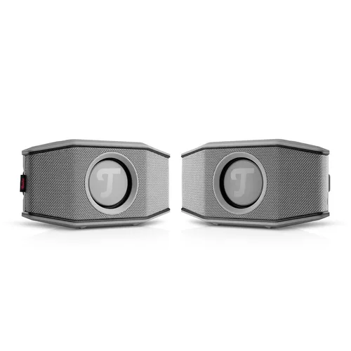 ROCKSTER GO 2 Stereo-Set - Tragbarer Bluetooth-Lautsprecher - Der ROCKSTER GO 2 ist ein tragbarer Bluetooth-Lautsprecher mit kraftvollem Sound und robustem Design, ideal für unterwegs. Genießen Sie Ihre Musik überall!