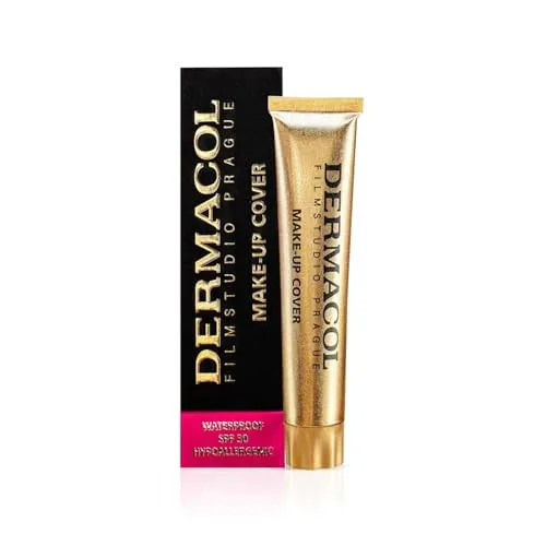 Dermacol Cover Make-up SPF 30 - Farbton 218, 30 g - Dermacol Cover, 30 g, für Damen, sorgt für einen ebenmäßigen Teint. Mit ausgezeichneter Abdeckung werden Hautunreinheiten kaschiert. Ideal für jeden Anlass, garantiert wasserfest und schützt vor Sonneneinstrahlung.
