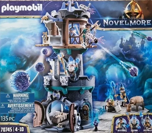 PLAYMOBIL® Novlemore Violet Vale Zauberturm - Baukasten für Kinder von 5-7 Jahren, fördert Kreativität und Fantasie beim Spielen.
