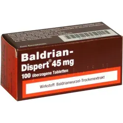 Baldrian Dispert 45 mg überzogene Tabletten 100 St