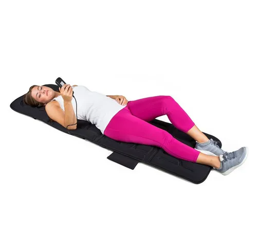 Sport-Thieme Massagematte | Vibration und Wärme für entspannende Selbstmassage - Massagegeräte: Erleben Sie effektive Entspannung mit 10 Vibrationsmotoren und Wärmefunktion. Ideal für gezielte Massagen von Kopf bis Fuß, mobil und platzsparend!
