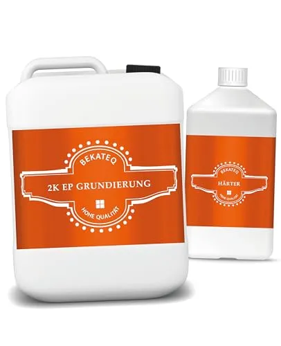 BEKATEQ Holzlack BK-190EP 2K Epoxy Grundierung – Hochbelastbare Haftgrundierung - Die 2K Epoxy Grundierung verbessert die Haftung auf verschiedenen Untergründen und ist ideal für Werkstätten, Büros und Keller. Hohe Chemikalienbeständigkeit und vielseitige Einsatzmöglichkeiten.