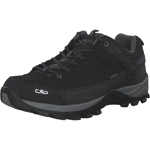 CMP Herren Rigel Low Shoes WP - Robuste Trekking- & Wanderhalbschuhe - Wanderschuhe mit wasserfester Membran CLIMAPROTECT und stabilisierendem Knöchelstützsystem für optimalen Komfort auf jedem Terrain.