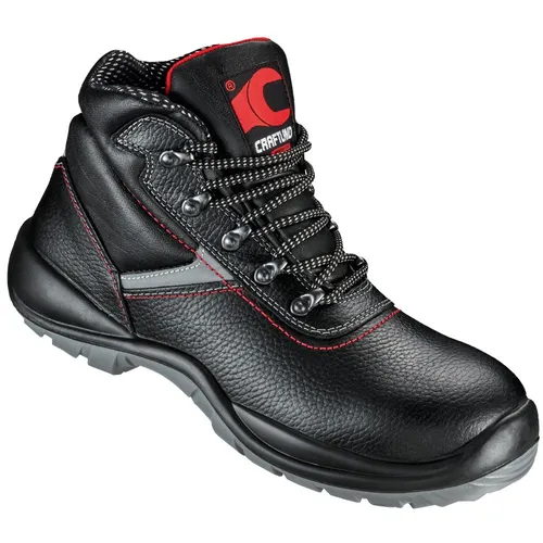 ALTONA NUOVO ÜK Schnürstiefel CRAFTLAND® EN ISO 20345 S3 - Robuste Arbeitsstiefel in Schwarz, ideal für Baustellen mit Schutzklasse S3 und atmungsaktivem Leder für optimalen Komfort.