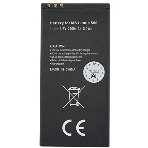 Akku kompatibel mit Microsoft BV-T5A Akku Li-Ion für Nokia Lumia 730, 735, 2220mAh