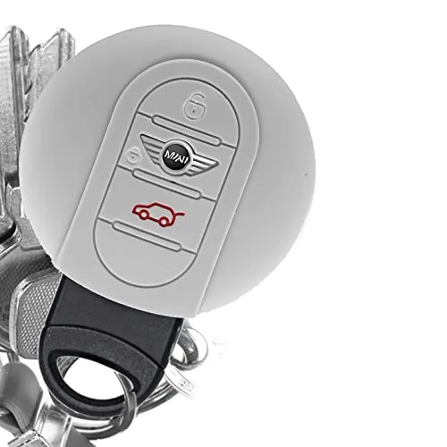 KEYLESS Schlüssel Hülle Grau Kompatibel mit Mini F56 F54 F55 F57 F60 Clubman Countryman
