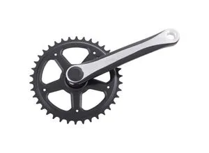 Mijnen Pieper Amar Kurbel 1-fach 38 Zähne 170 mm - Hochwertige Kettenradgarnitur von Mijnen Pieper, ideal für preisbewusste Radfahrer. Die robuste Stahlkurbel mit 38 Zähnen und 170 mm Kurbelarmen sorgt für zuverlässige Leistung und einfache Montage.
