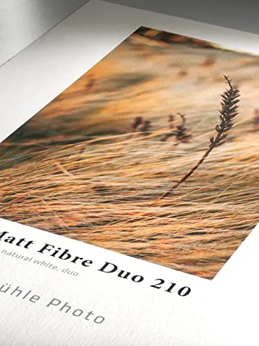 Hahnemühle Photo Matt Fibre Duo 210g A3+ - 25 Blatt - Fotopapier für Digitalkameras, ideal für hochwertige Drucke mit mattem Finish und hervorragender Farbwiedergabe.