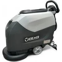DeTec Hartbodenreiniger DT-FL60 - Scheuersaugmaschine für Hartböden mit 24V Akku, 50L Wassertank und 500W Leistung – ideal für effiziente Reinigung in großen Flächen.