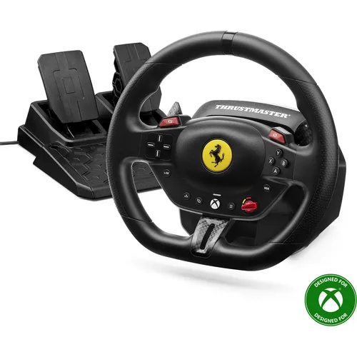 Thrustmaster T98-X Ferrari 296 GTS Lenkrad - Lenkrad für PC, Xbox Series X/S und Xbox One, mit realistischem Force Feedback für ein authentisches Fahrerlebnis.