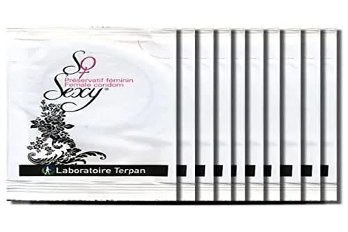 "So Sexy" Kondom für Damen (Femidom) (Box mit 10 Kondomen ohne Latex)