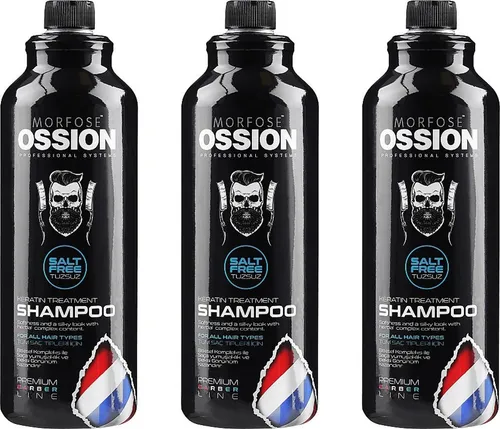 Ossion Premium Barber Salt Free Shampoo 3x1000 ml