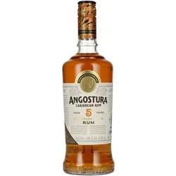 Angostura Gold Rum 5 Years Old - 0.7 l - Rum, gereift für 5 Jahre, bietet ein reiches Aroma und ist perfekt für Cocktails oder purer Genuss.