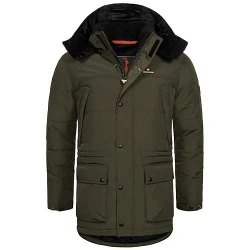 Höhenhorn Mangard Herren Winter Jacke Grün Gr. M - Atmungsaktive Steppjacke mit hervorragender Isolierung, ideal für kalte Temperaturen und vielseitige Anlässe