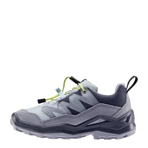Lowa Maddox Pro GTX LO JR flieder/pflaume (7259) 24 - Wanderschuhe für Kinder mit GORE-TEX Membran: wasserdicht, atmungsaktiv und ideal für jedes Wetter. Das praktische Speedlacing-System sorgt für schnelles An- und Ausziehen.