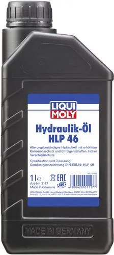 Liqui Moly HLP 46 1117 Hydrauliköl 1l - Hydrauliköl, hohe thermische Stabilität und ausgezeichnete Oxidationsbeständigkeit für optimale Sauberkeit und lange Ölstandzeiten.