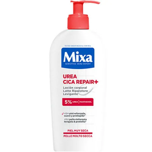 Mixa UREA CICA Repair+ Körperlotion, 250 ml - Körperlotion mit Reparaturkomplex, ideal zur Intensivpflege trockener Haut und zur Unterstützung der Hautregeneration.