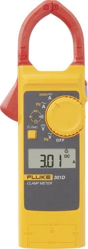 FLUKE 301D - Digitale AC/DC Stromzange bis 600 A - Stromzangen für präzise Messungen bis 600 A, kompakt und mobil - ideal für HLK-Systeme und gewerbliche Anwendungen.