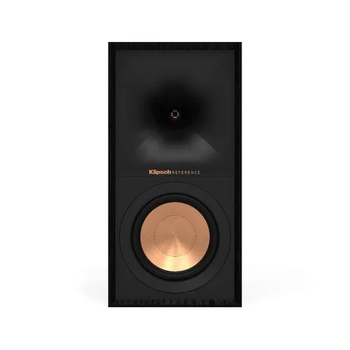 Klipsch R-50M Black (Paar) - 5,25 Zoll Regallautsprecher, 75 W RMS, modernes Design und hochwertige Verarbeitung für exzellenten Klang
