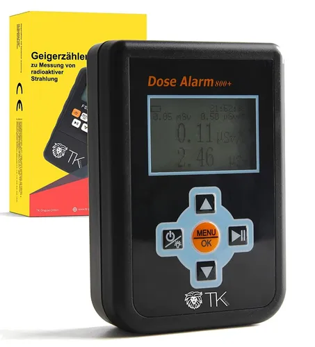 toolmate® Elektrowerkzeug-Set Geigerzähler - Präzises Strahlenmessgerät - Elektrowerkzeug-Sets mit digitalem Display, ideal für Strahlenschutz und Umweltüberwachung – kompakt, tragbar und benutzerfreundlich.