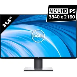 Dell UltraSharp U3219Q - 31,5 Zoll UHD Monitor - Monitore mit 3840 x 2160 Auflösung, höhenverstellbar und schwenkbar für optimalen Komfort im Büro oder Homeoffice.