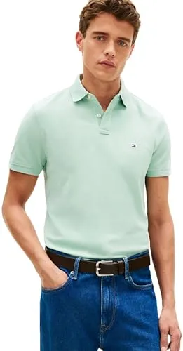 Tommy Hilfiger Herren 1985 Regular Polo MW0MW17770 S/S Polo, Grün, L