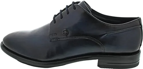 bugatti Schnürschuh blau 44 - Sneaker in Größe 44, elegantes Design in Dunkelblau, aus hochwertigem Leder mit komfortablem Blockabsatz für den perfekten Tragekomfort.