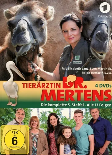 Tierärztin Dr. Mertens - Staffel 5 [4 DVDs] - Erleben Sie die spannende fünfte Staffel der beliebten Serie mit emotionalen Geschichten und tierischen Abenteuern. Ideal für die ganze Familie!