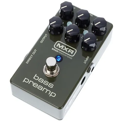 MXR M 81 Bass Preamp B-Stock - B-Stock, hochwertiger Bass Preamp und DI Box in einem, ideal für E-Bass mit flexibler EQ-Anpassung und True Bypass für optimalen Klang.