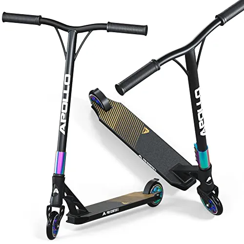 Apollo Stuntscooter Genesis X Pro - High End Stunt Scooter - Roller/Kickboards, ideal für Einsteiger und Fortgeschrittene, belastbar bis 100 kg und ausgestattet mit 110mm Alu Core Wheels für optimale Stabilität und Geschwindigkeit.