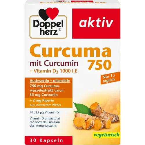Doppelherz Curcuma 750 30 St