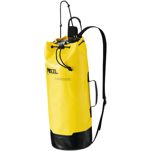 Petzl Classique 22l Rucksack One Size - Trekkingrucksack mit 22 Litern Volumen, aus strapazierfähiger TPU-Plane (PVC-frei) gefertigt. Ideal für Speläologie und den sicheren Transport von Ausrüstung dank wasserfestem Material und ergonomischen Griffen.