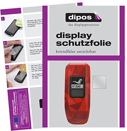 dipos I 6X Schutzfolie klar kompatibel mit Garmin Vivofit Junior 2 Folie Displayschutzfolie