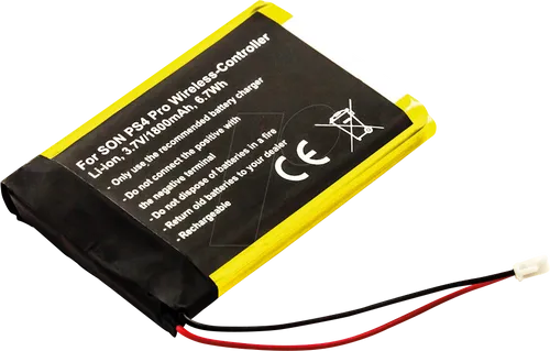 AKKU 31259 - Konsolenakku für PlayStation 4 Pro Controller, Li-Ion, 1800 mAh