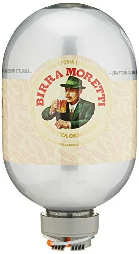 Birra Moretti Helles Bier 8 l Fass - Erleben Sie das italienische Flair mit dem 8 l Fass Birra Moretti. Ideal für Ihre Zapfanlage, perfekt für gesellige Abende. Genießen Sie den vollmundigen Geschmack bei 4,6% Alkohol.