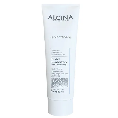Alcina Fenchel Gesichtscreme 250 ml - Tagespflege mit beruhigendem Fenchel-Extrakt, ideal für empfindliche Haut und sorgt für eine geschmeidige, frische Ausstrahlung.