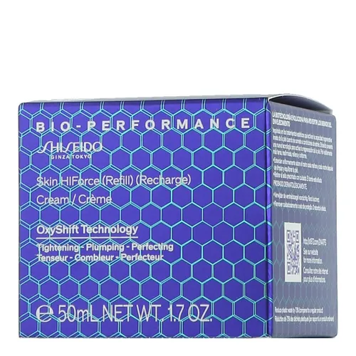 Shiseido Bio Performance Skin Hiforce Refill Gesichtscreme 50 ml - Tagescreme mit Oxyshift-Technologie für sichtbare Hautverjüngung, reduziert Plastikmüll um 73% und sorgt für ein straffes, aufgepolstertes Hautbild.