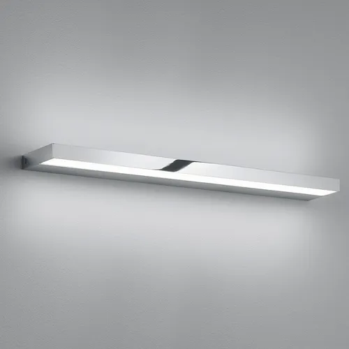 Helestra Slate Wandleuchte LED, 60 cm - Chrom - Lampen mit hochwertiger Verarbeitung und modernem Design, ausgestattet mit einem integrierten LED Modul für energieeffiziente Beleuchtung.