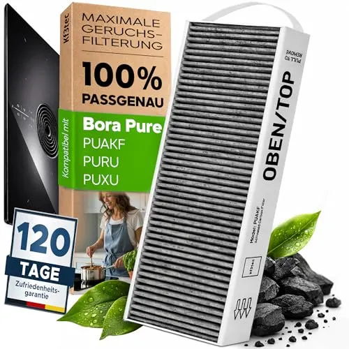 Aktivkohlefilter für Bora Pure PUAKF, für Ihr Umluftkochfeld PURU oder PUXU 1