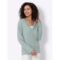 heine Strickjacke Cardigan blau 44
