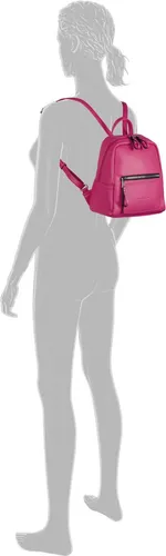 Tom Tailor Tinna kleiner Frauen City Rucksack, Pink - Rosa - Stylischer City Rucksack für Frauen mit praktischem Stauraum und cleveren Fächern. Ideal für Alltag und Reisen, aus hochwertigem Kunstleder gefertigt.