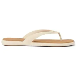 Reef Zehentrenner "Water Willow Malibu" in Creme - 38,5 - Stylische Zehentrenner für den Sommer, mit rutschhemmender Laufsohle für sicheren Halt. Perfekt für entspannte Tage am Strand oder im Freien.