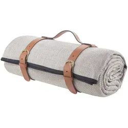 Butlers Picknickdecke, Taupe, Textil, Kunststoff, 200x150 cm, Wohntextilien, Decken