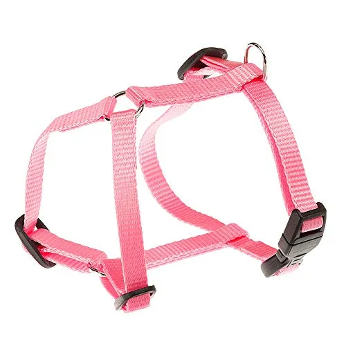 Ferplast Pettorina Cane Taglia Piccola CHAMPION XS, Pettorina Gatto Regolabile in 3 Punti, Facile da Indossare, Torace 25-38 cm. Rosa