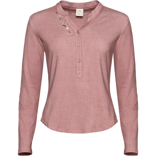 Chillaz Sonnblick Flower Damen Hemd - Pink-Rosa - XXL - Das Chillaz Sonnblick Flower Hemd vereint Komfort und Stil! Aus einem weichen, dehnbaren Jersey gefertigt, bietet es ein großartiges Tragegefühl. Ideal für Outdoor-Aktivitäten oder entspannte Tage. Highlights: Holzknöpfe, femininer Schnitt, pflegeleicht.