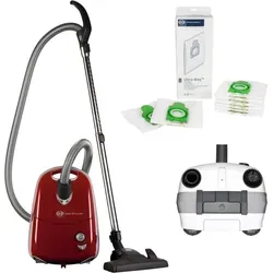 SEBO Airbelt E1 Allstar Bodensauger, 890W - Effizienter Staubsauger mit 890W, leiser Betrieb und integriertem Zubehör für müheloses Reinigen. Ideal für Allergiker dank Hospital Grade Filter.